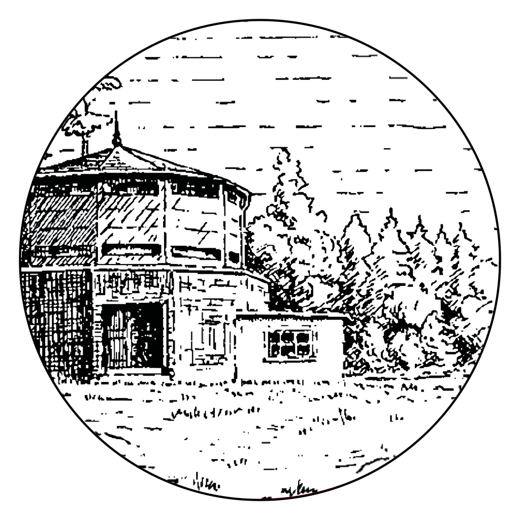 Zeichnung Ansicht provisorisches Wasserwerksgebäude